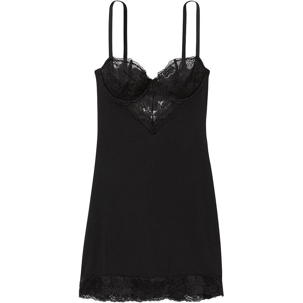 Victoria's Secret Мини-комбинация из модала и кружева/ночная сорочка Women's Black
Victoria's Secret Мини-комбинация из модала и кружева/ночная сорочка Women's Black