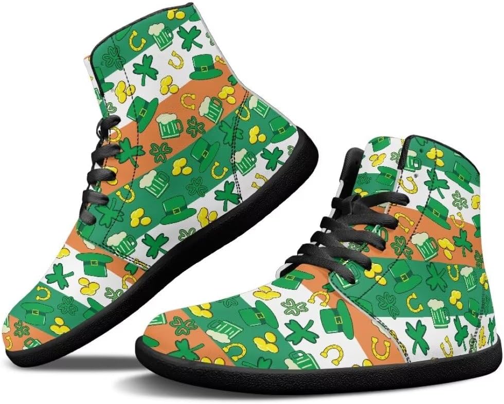 Мужские кроссовки St. Patrick's Day с босоножками, легкие, с широкой носковой частью, противоскользящие, высокие, с подошвой Zero Drop Getelinseng, St. Patrick's Day Leaf Hat
Мужские кроссовки St. Patrick's Day с босоножками, легкие, с широкой носковой частью, противоскользящие, высокие, с подошвой Zero Drop Getelinseng, St. Patrick's Day Leaf Hat