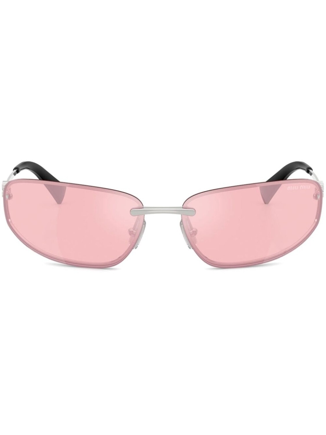 Очки в оправе 'кошачий глаз' Miu Miu Eyewear, серебряный
Очки в оправе 'кошачий глаз' Miu Miu Eyewear, серебряный