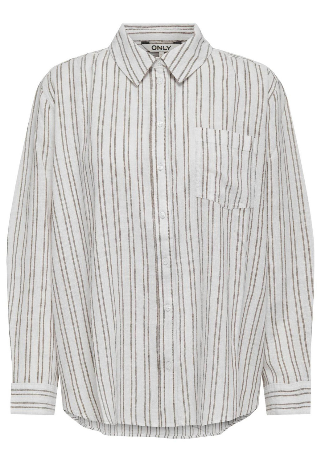 Рубашка ONLY в полоску, бежевый
Рубашка ONLY в полоску, бежевый