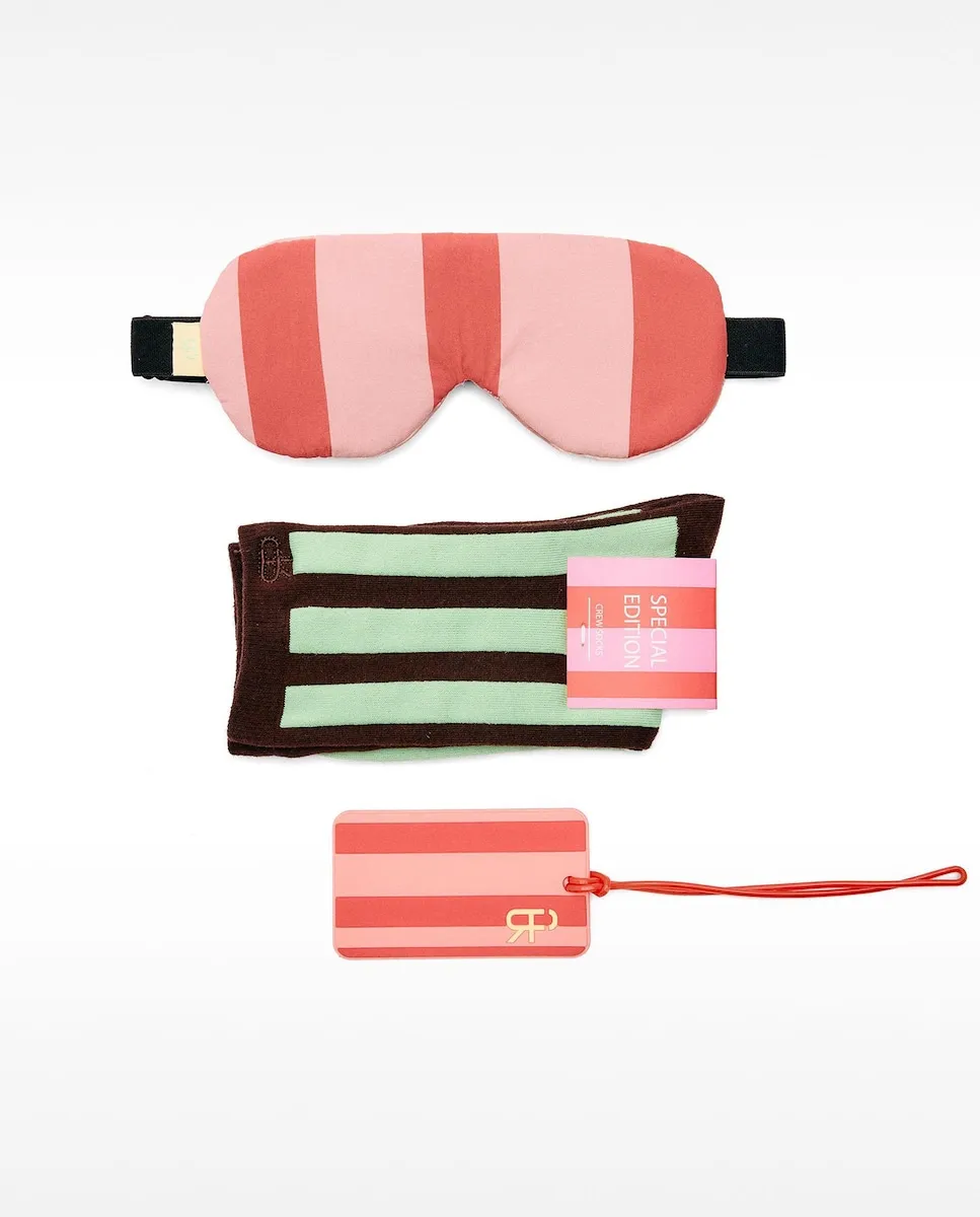 Дорожный набор с полосатым принтом Parfois, многоцветный
Дорожный набор с полосатым принтом Parfois, многоцветный