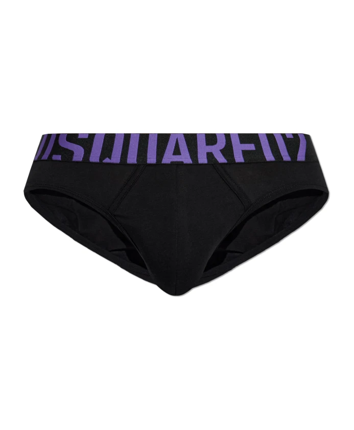 Хлопковые трусы с логотипом Dsquared2, черный
Хлопковые трусы с логотипом Dsquared2, черный