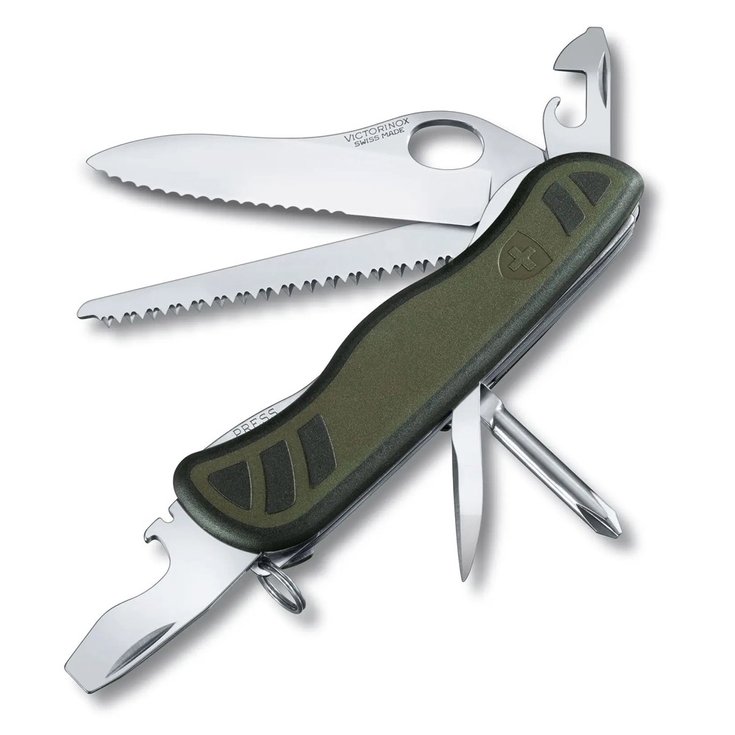 Нож солдатский швейцарский "2008" зеленый Victorinox
Нож солдатский швейцарский "2008" зеленый Victorinox