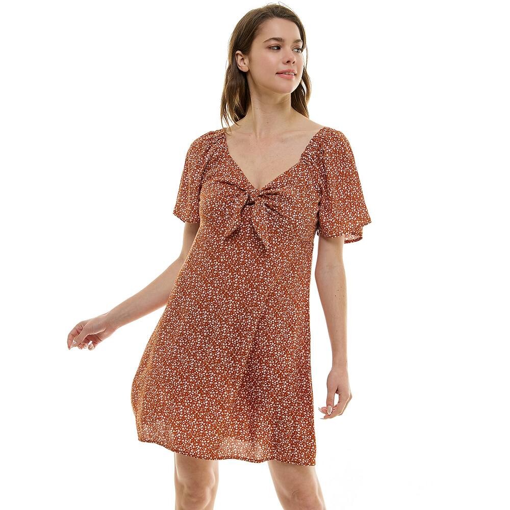 Платье приталенного кроя с завязкой спереди для юниоров As U Wish, цвет Rust Floral
Платье приталенного кроя с завязкой спереди для юниоров As U Wish, цвет Rust Floral