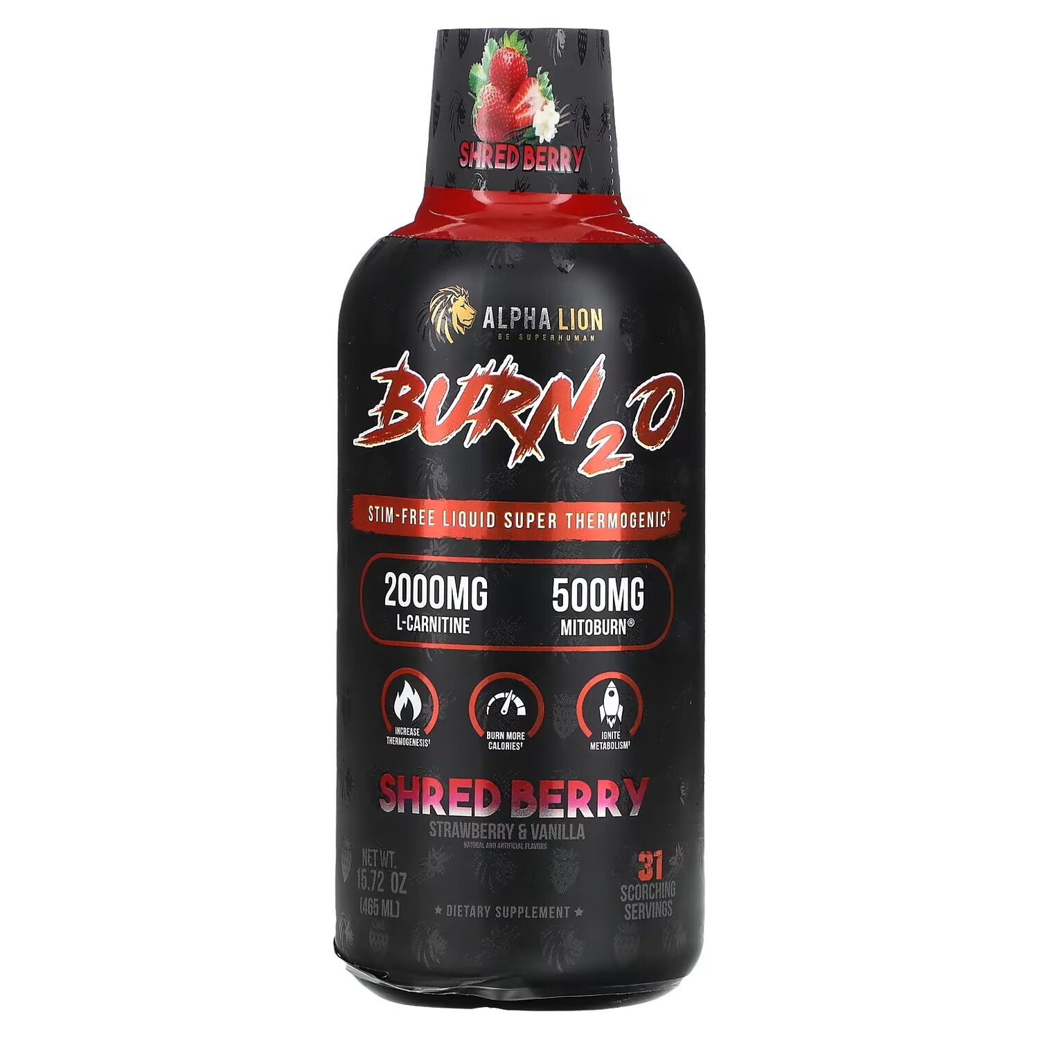Добавка Alpha Lion Burn2O Shred Berry клубника и ваниль, 465 мл
Добавка Alpha Lion Burn2O Shred Berry клубника и ваниль, 465 мл