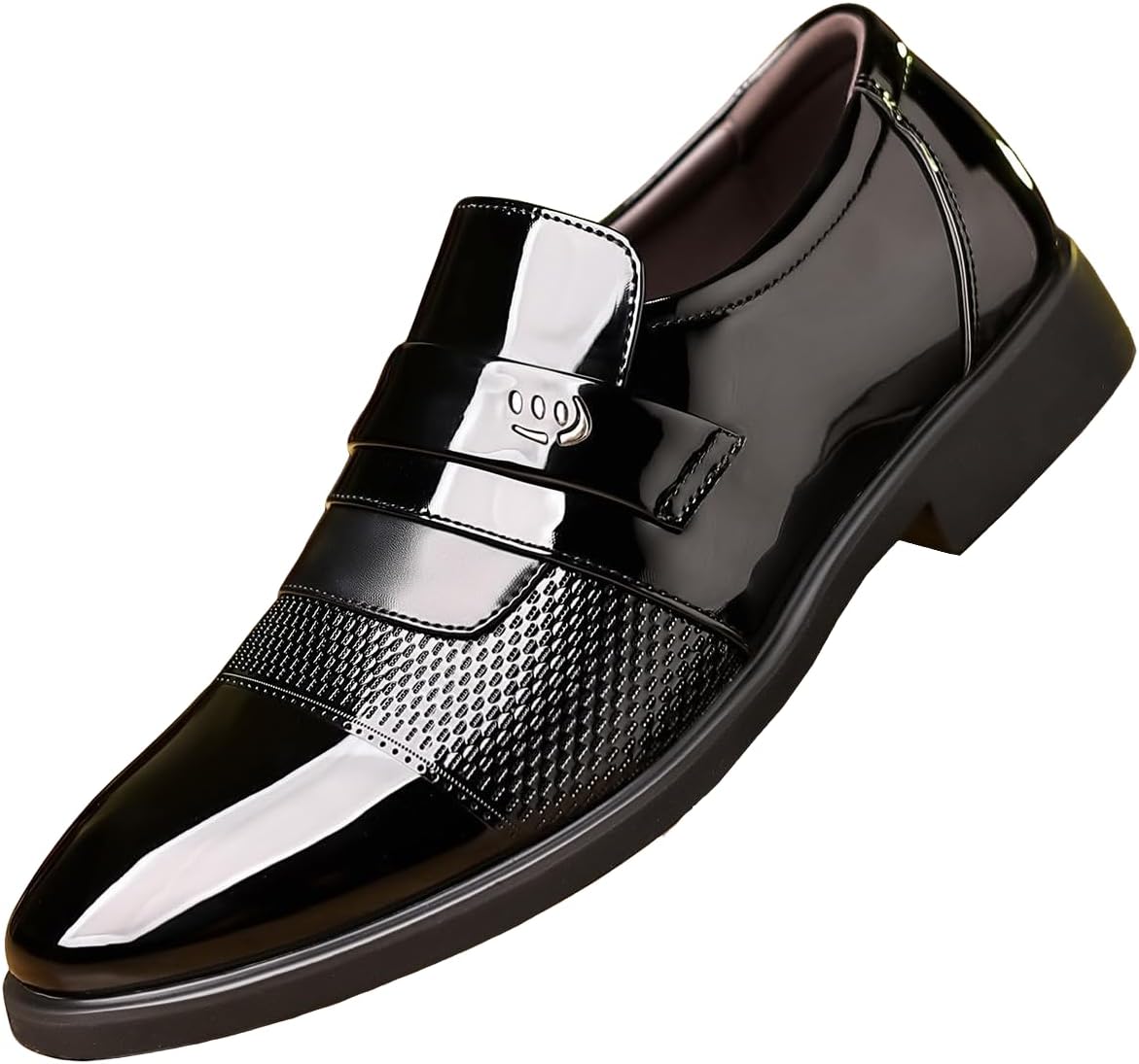 Мужские лаковые лоферы Santimon Классические слипоны Удобная обувь для деловых встреч, свадеб, вечеринок и официальных мероприятий, черный
Мужские лаковые лоферы Santimon Классические слипоны Удобная обувь для деловых встреч, свадеб, вечеринок и официальных мероприятий, черный