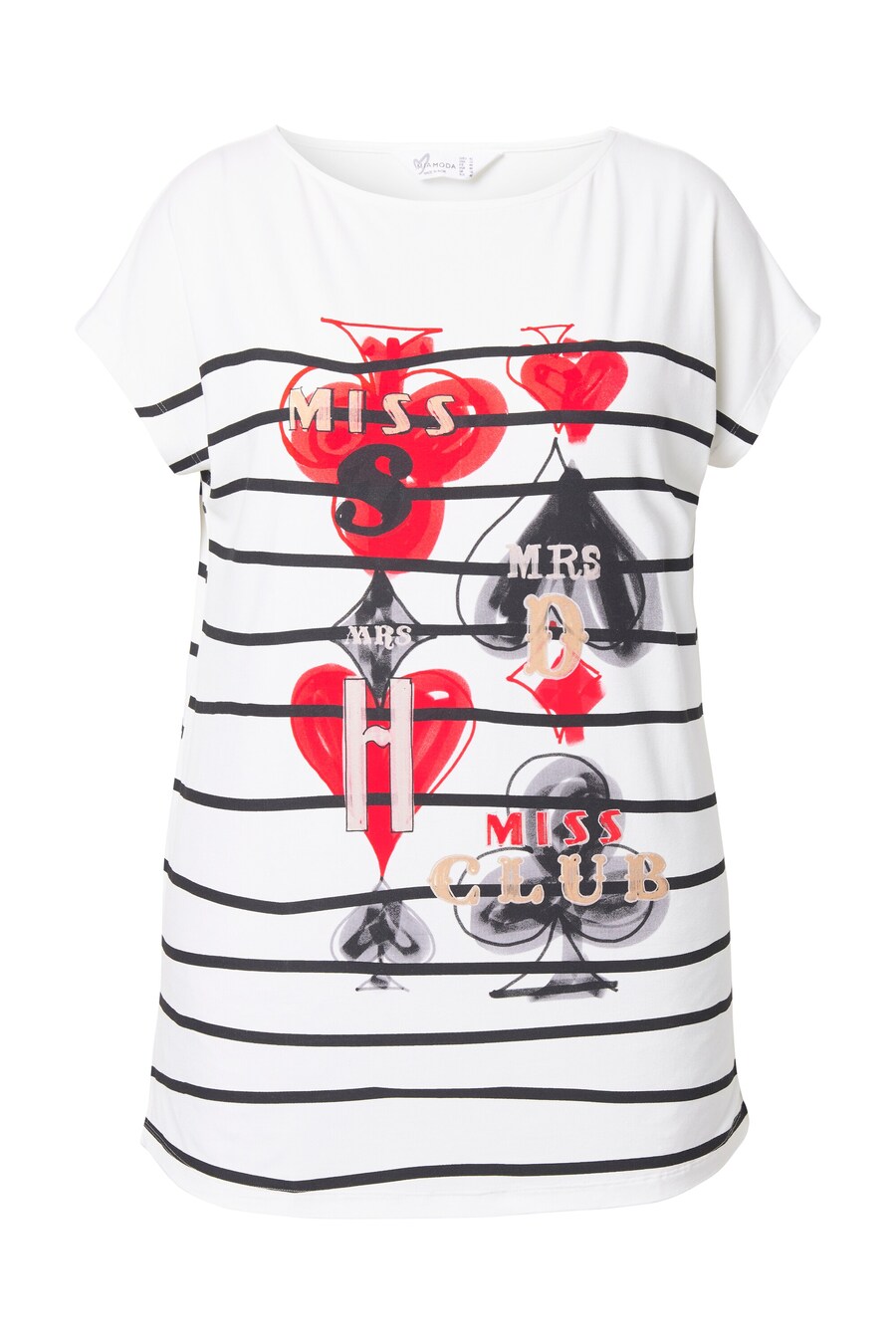 Футболка MIAMODA, Off white 
Футболка MIAMODA, Off white