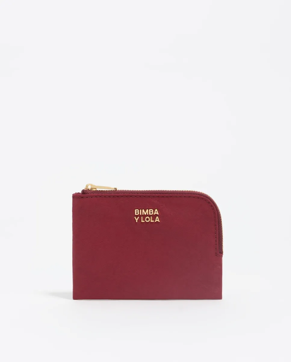 Женский кошелек из нейлона с застежкой-молнией Bimba y Lola, бордовый
Женский кошелек из нейлона с застежкой-молнией Bimba y Lola, бордовый