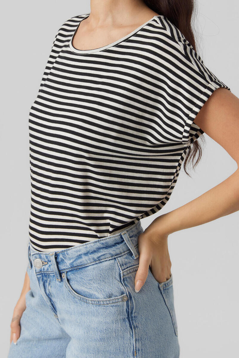 Базовая футболка с коротким рукавом Vero Moda, черный
Базовая футболка с коротким рукавом Vero Moda, черный