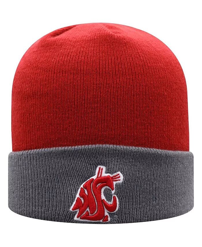 Мужская малиновая, серая двухцветная вязаная шапка Washington State Cougars Core с манжетами Top Of The World
Мужская малиновая, серая двухцветная вязаная шапка Washington State Cougars Core с манжетами Top Of The World