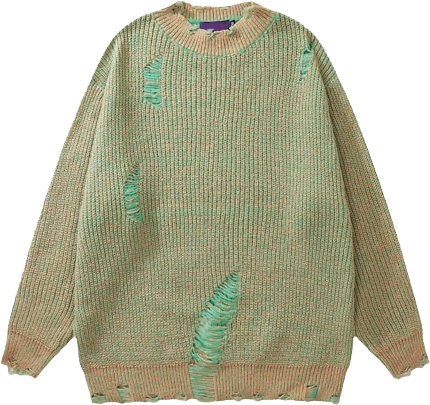 Мужской оверсайз свитер с дырками в стиле винтаж Kassercny
Мужской оверсайз свитер с дырками в стиле винтаж Kassercny