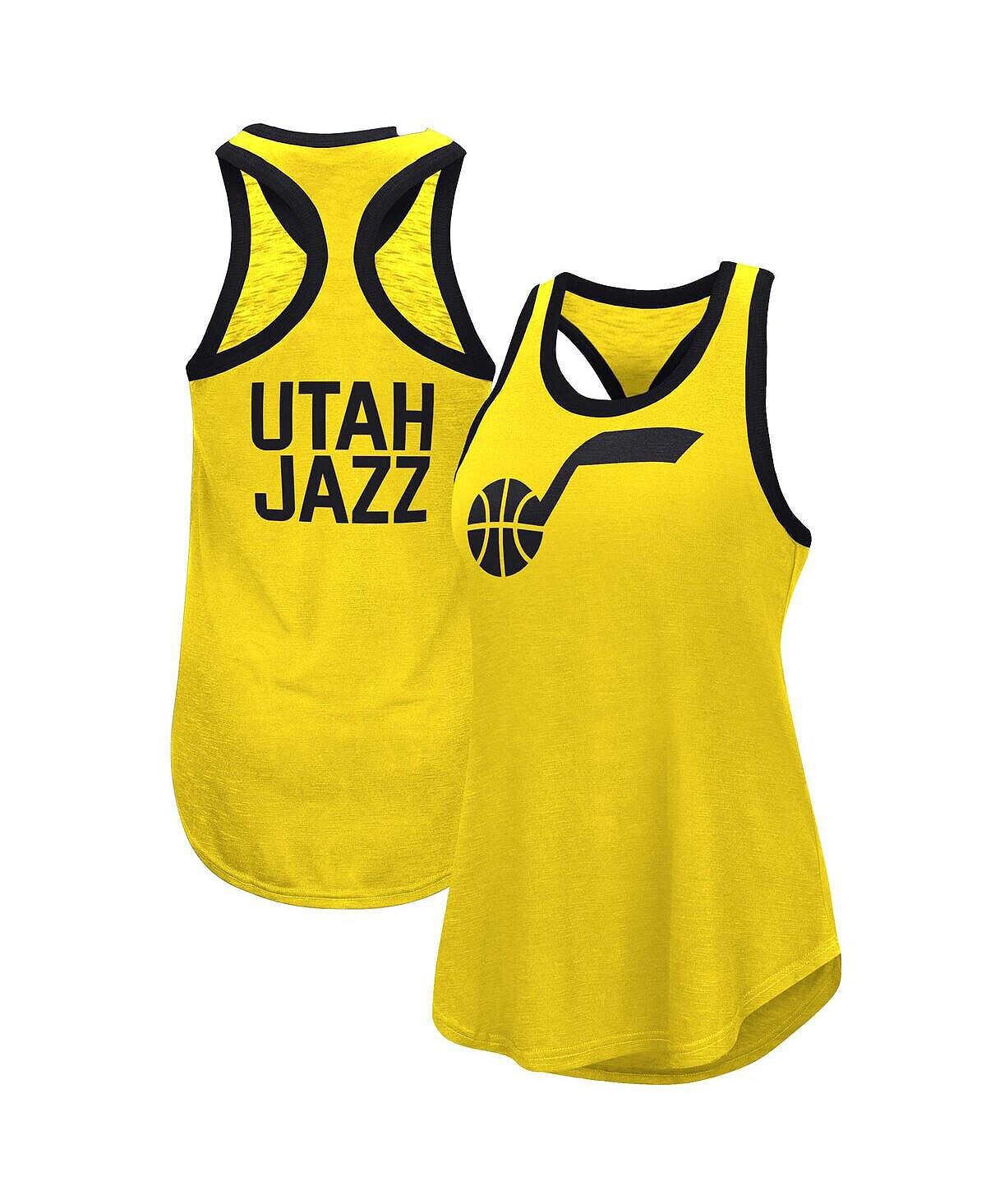 Женская майка Gold Utah Jazz Showdown с круглым вырезом и открытой спиной G-III 4Her by Carl Banks, золотой
Женская майка Gold Utah Jazz Showdown с круглым вырезом и открытой спиной G-III 4Her by Carl Banks, золотой