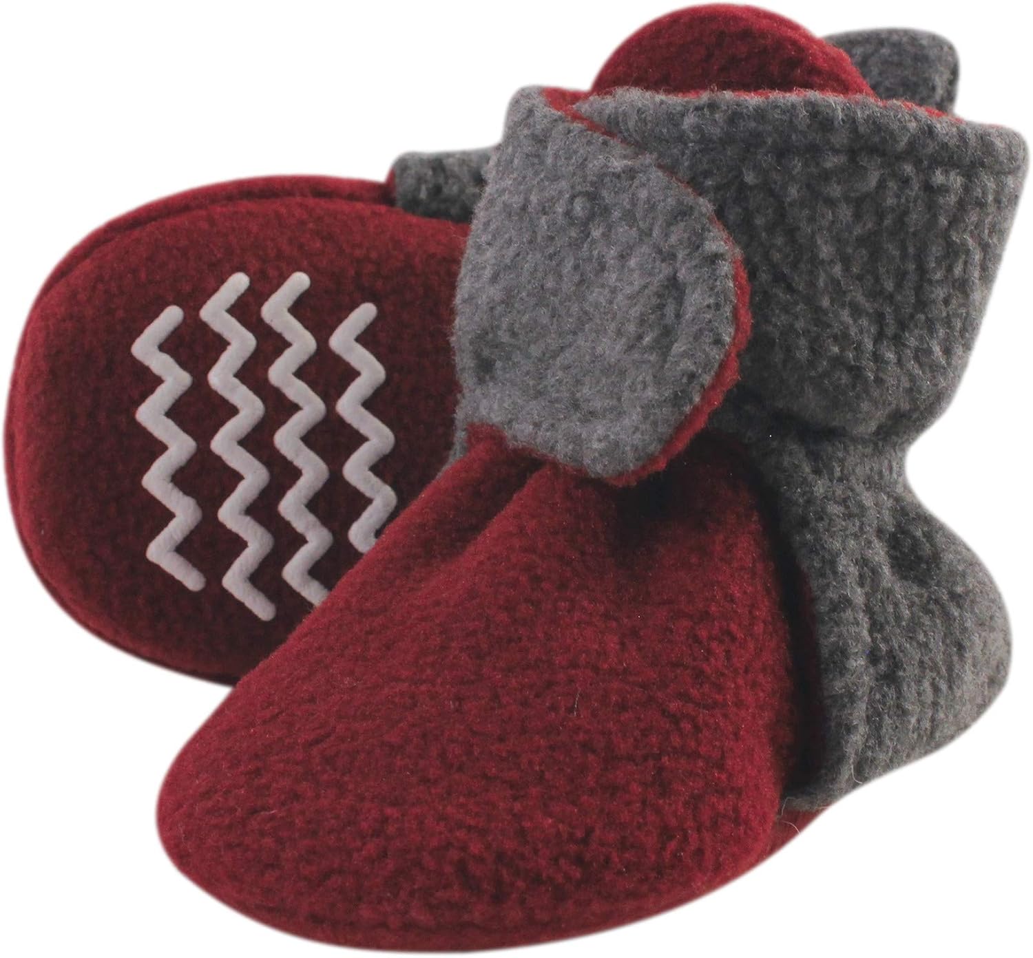 Теплые флисовые пинетки Hudson Baby для мальчиков и девочек, Heather Charcoal Burgundy
Теплые флисовые пинетки Hudson Baby для мальчиков и девочек, Heather Charcoal Burgundy