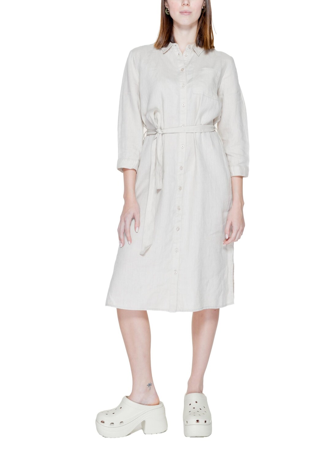 Платье Street One на пуговицах, бежевый
Платье Street One на пуговицах, бежевый