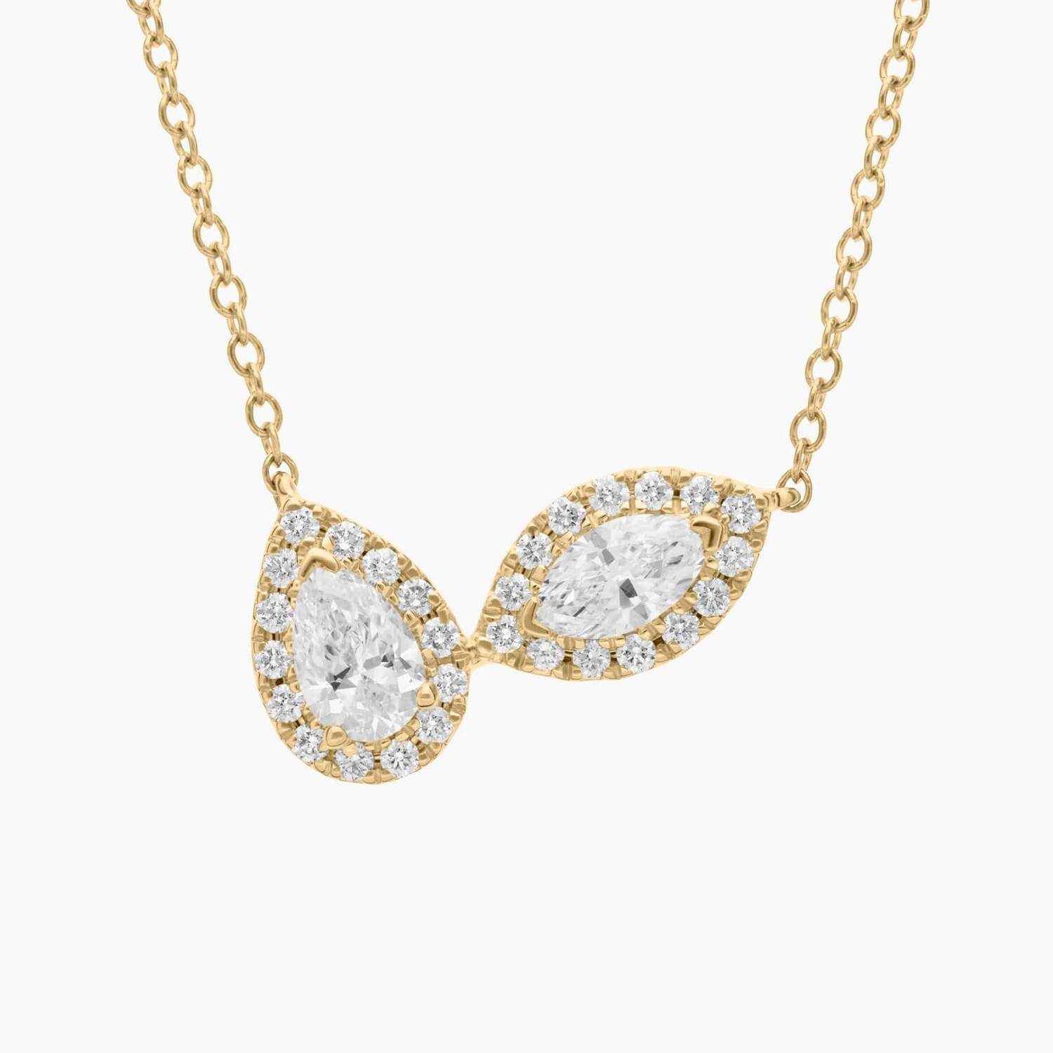 Ожерелье из двух бриллиантов Halo Grubie и Marquise из 14-каратного желтого золота (3/4 карата) Blue Nile
Ожерелье из двух бриллиантов Halo Grubie и Marquise из 14-каратного желтого золота (3/4 карата) Blue Nile