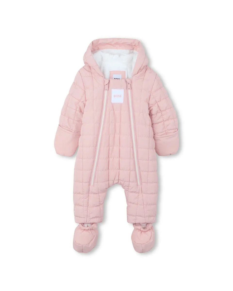 Розовый детский комбинезон с двойной молнией BOSS Kidswear
Розовый детский комбинезон с двойной молнией BOSS Kidswear