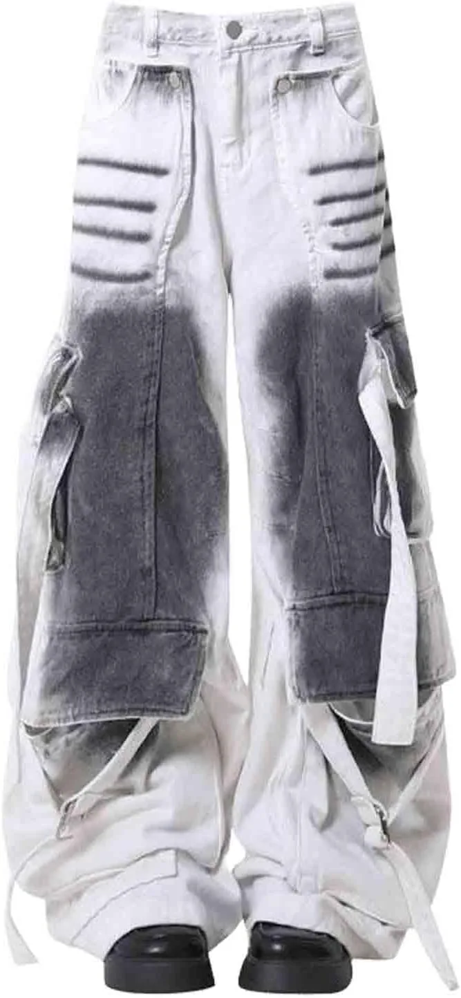 Женские карго-штаны Y2K Street Size Vintage Inkjet Ribbon, Loose MOMEITU
Женские карго-штаны Y2K Street Size Vintage Inkjet Ribbon, Loose MOMEITU