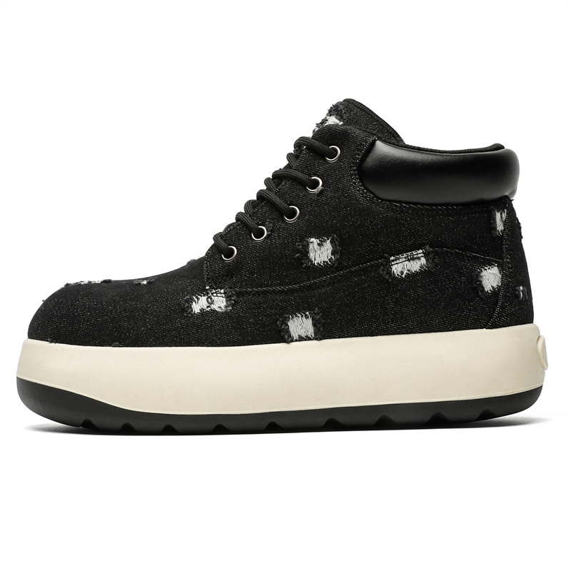 Нескользящие высокие повседневные туфли для мужчин JANECO, Black
Нескользящие высокие повседневные туфли для мужчин JANECO, Black