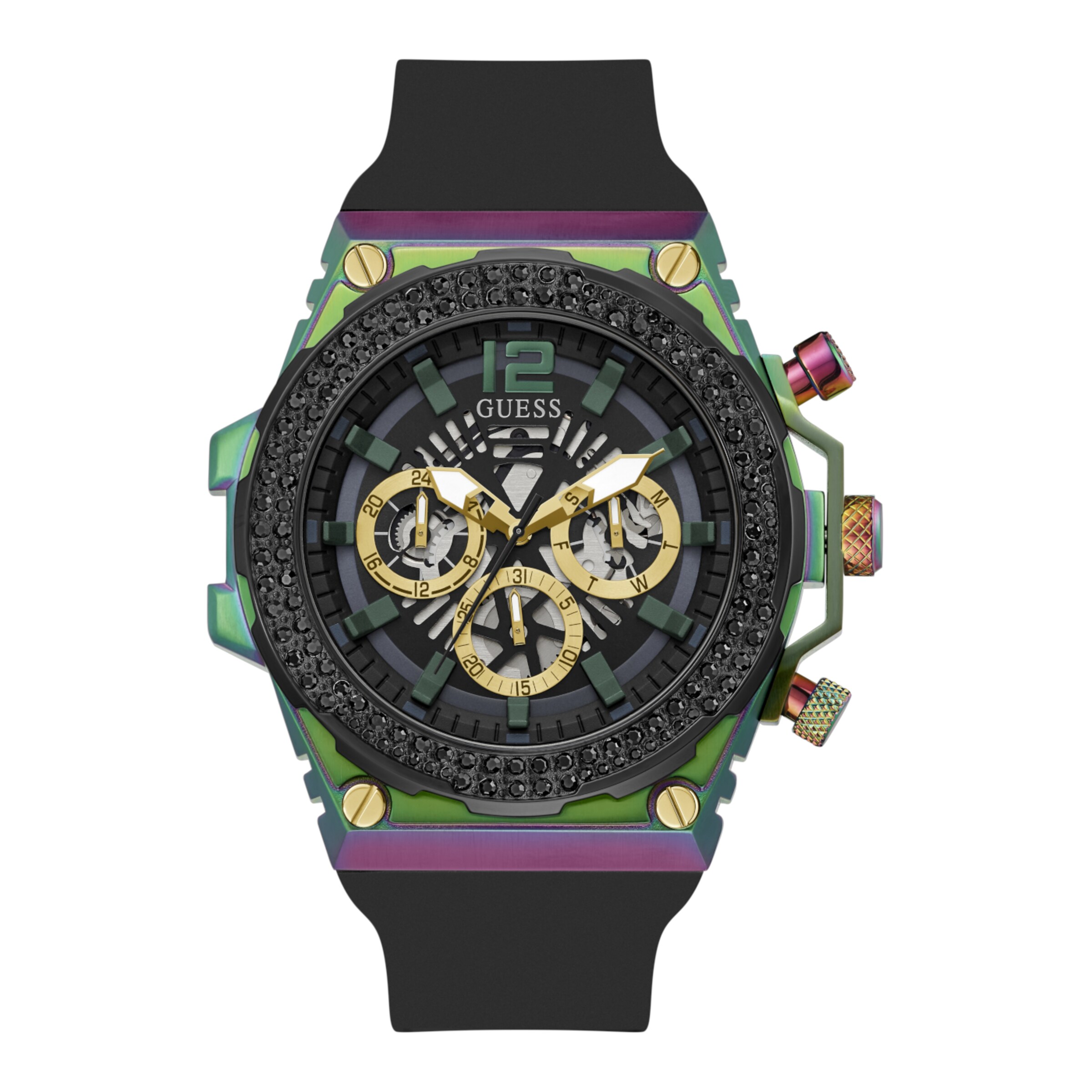 GUESS Часы Analog 'Athena' в черном цвете
GUESS Часы Analog 'Athena' в черном цвете