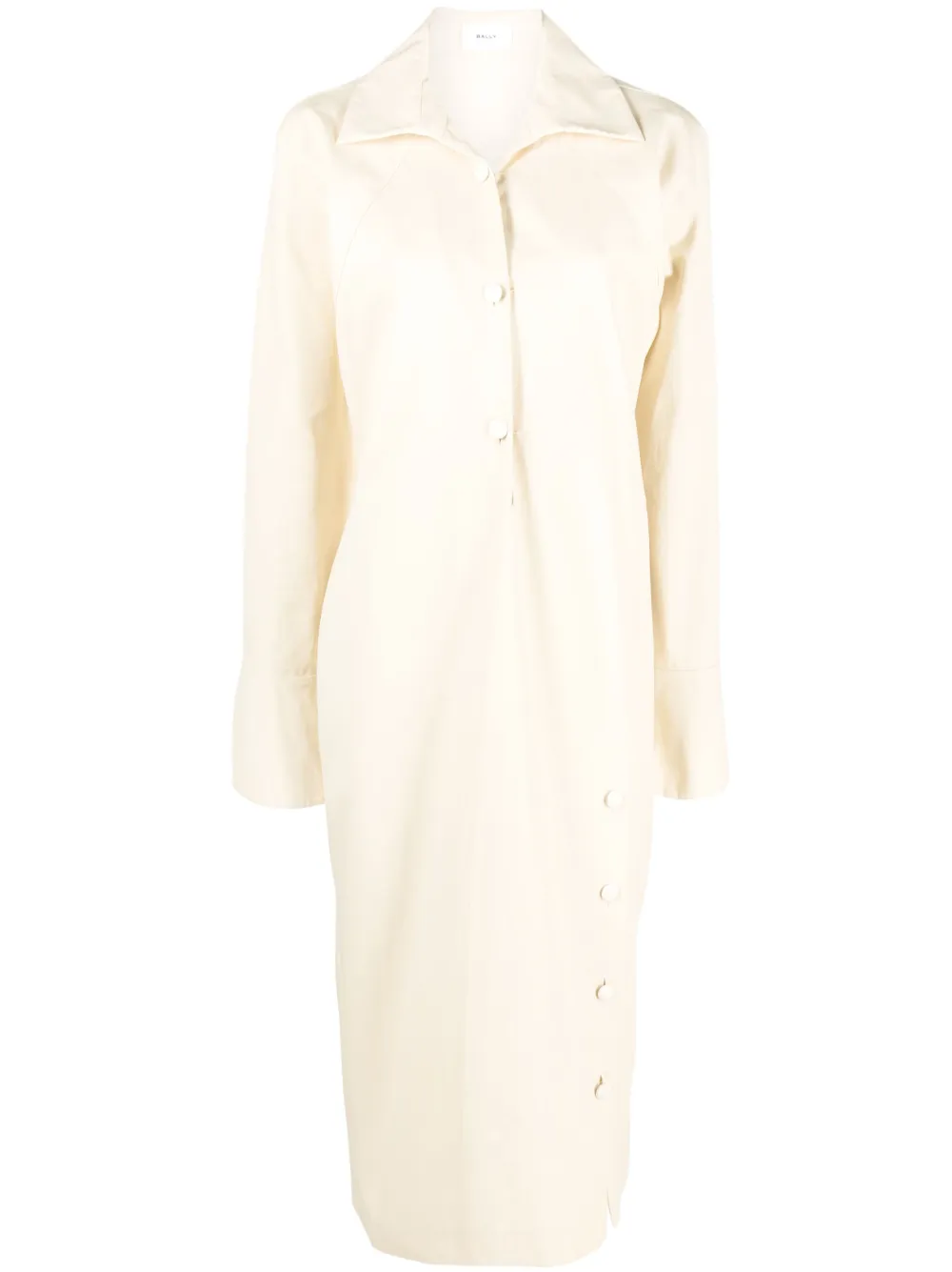 Платье на пуговицах с длинными рукавами Bally, нейтральный
Платье на пуговицах с длинными рукавами Bally, нейтральный