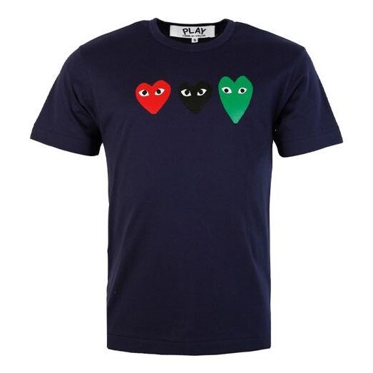 Футболка multi heart t-shirt 'navy' Comme Des Garcons Play, синий
Футболка multi heart t-shirt 'navy' Comme Des Garcons Play, синий
