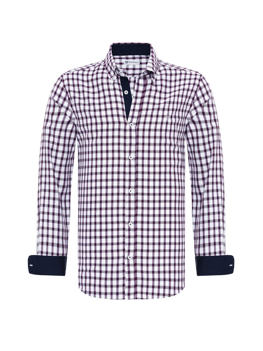 Рубашка Dandalo Regular fit Button Up, темно-красный
Рубашка Dandalo Regular fit Button Up, темно-красный
