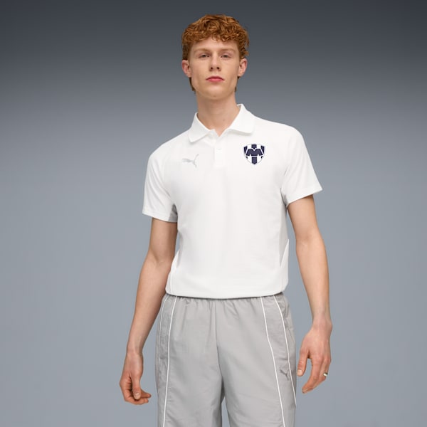 Мужское футбольное поло C.F. Monterrey Puma, белый
Мужское футбольное поло C.F. Monterrey Puma, белый