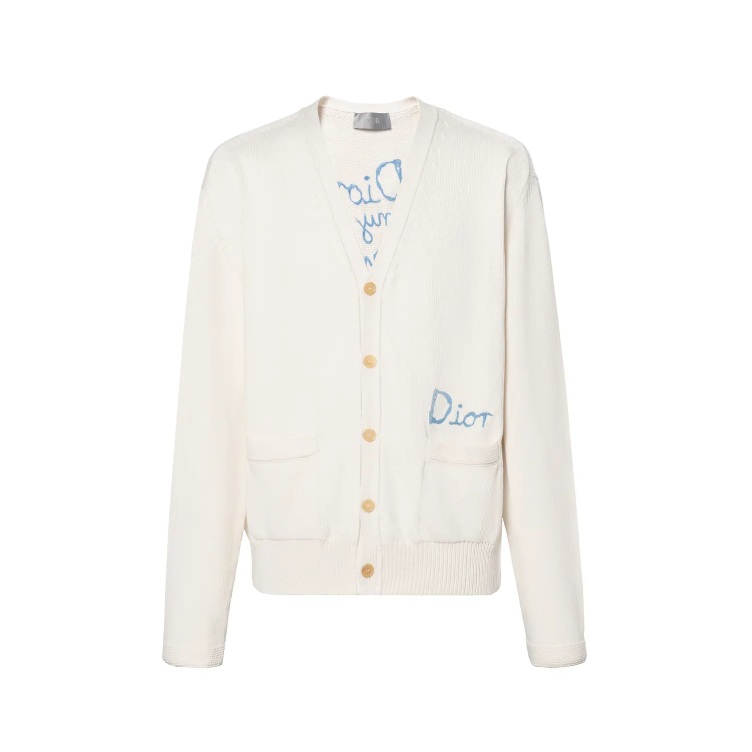 DIOR Трикотажный свитер мужской бежевый
DIOR Трикотажный свитер мужской бежевый