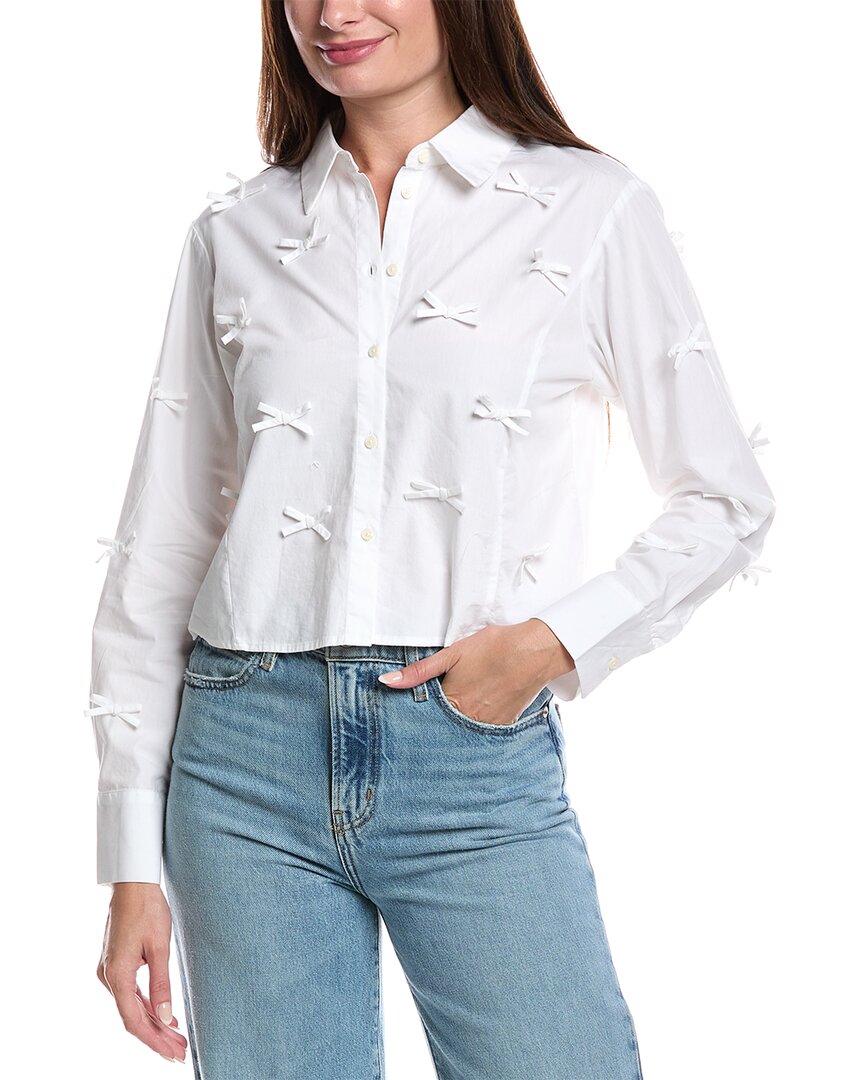 Кроп рубашка с пуговицами CeCe, белый
Кроп рубашка с пуговицами CeCe, белый