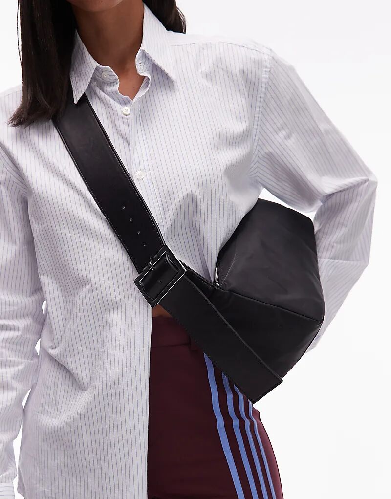 Сумка Topshop Kylie из нейлона через плечо с контрастным ремешком черного цвета
Сумка Topshop Kylie из нейлона через плечо с контрастным ремешком черного цвета