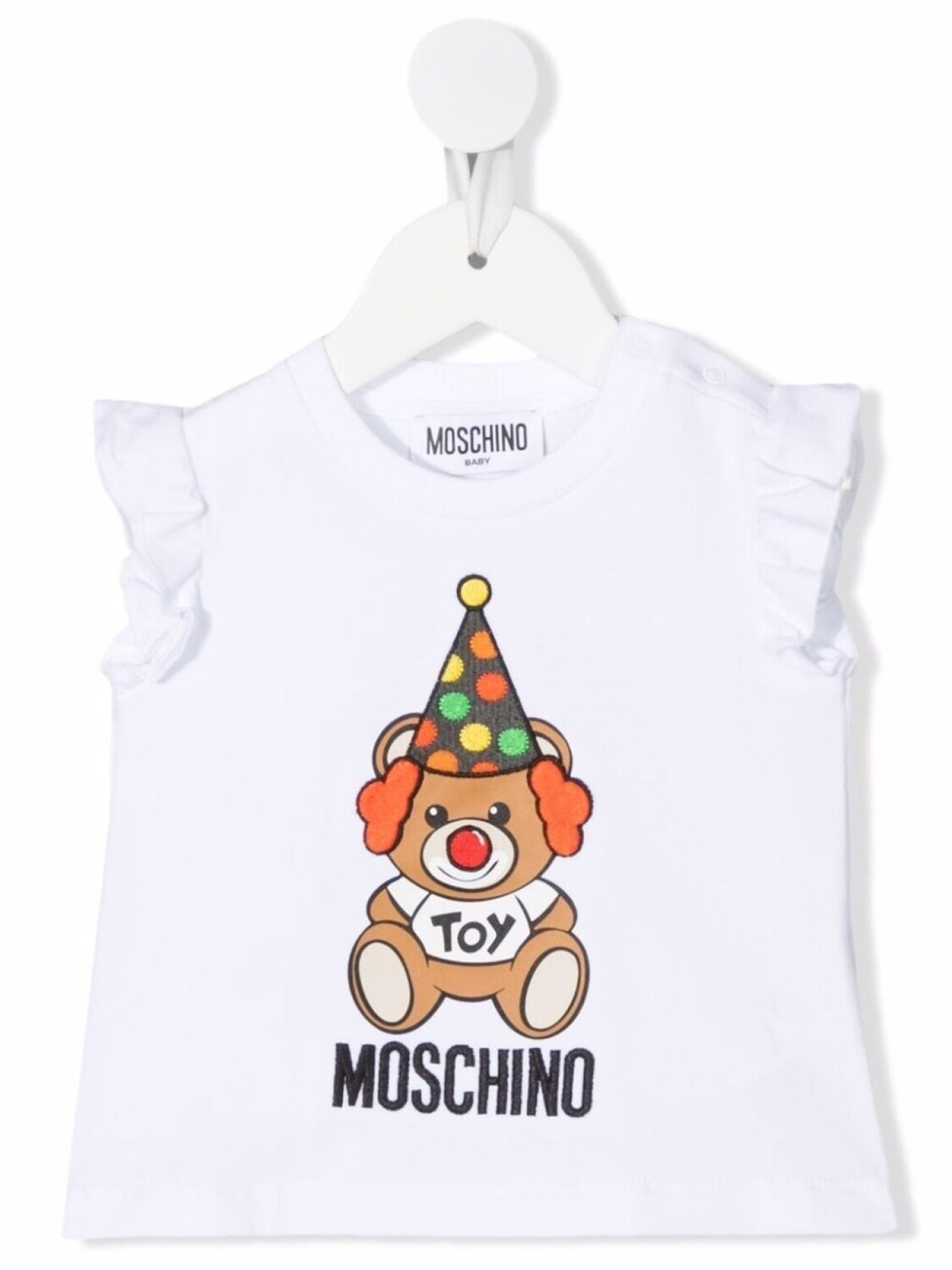 Moschino Kids топ с оборками, белый
Moschino Kids топ с оборками, белый