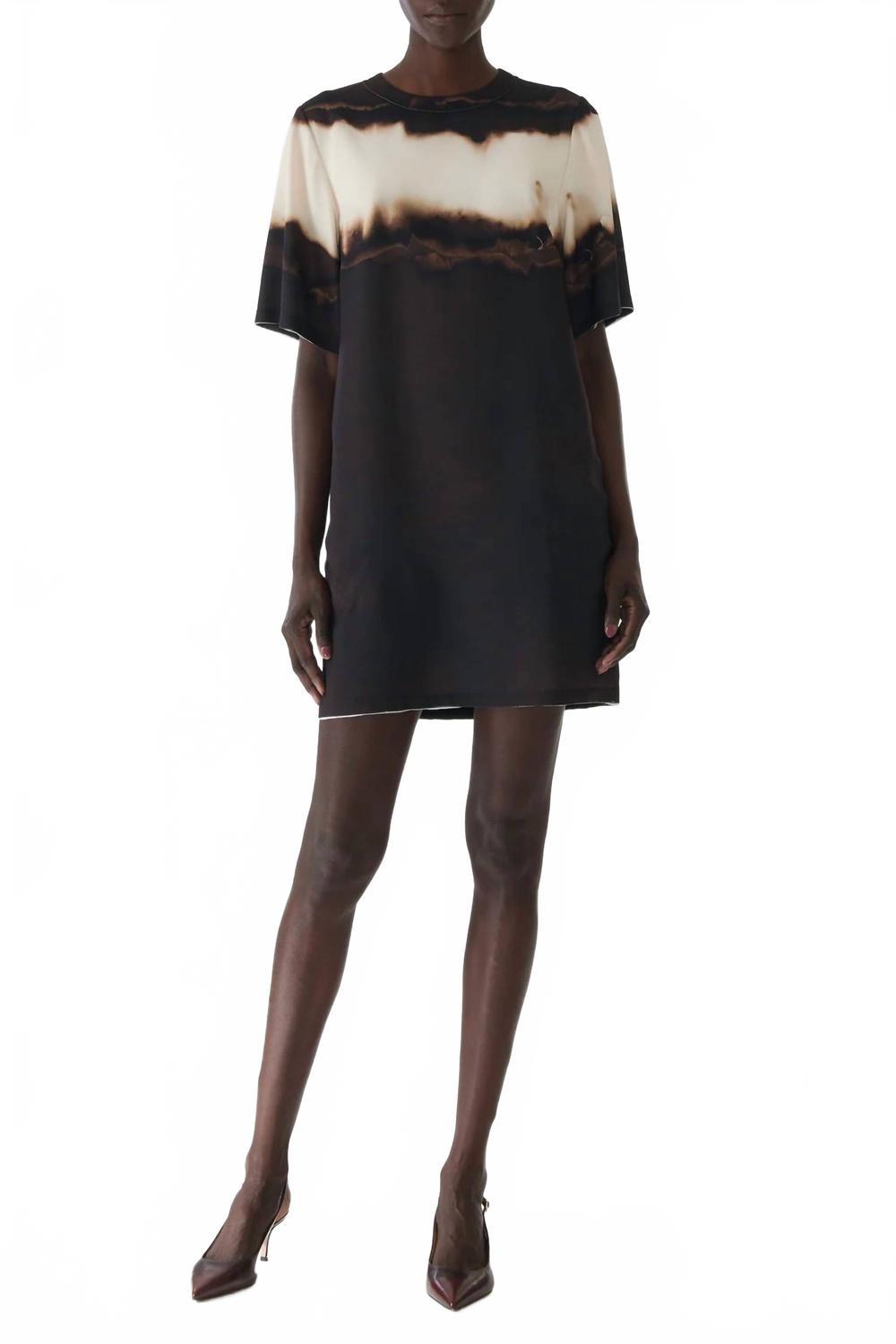 Платье-рубашка с выжженными полосками в клетку/коричневый обожженный Jason Wu
Платье-рубашка с выжженными полосками в клетку/коричневый обожженный Jason Wu