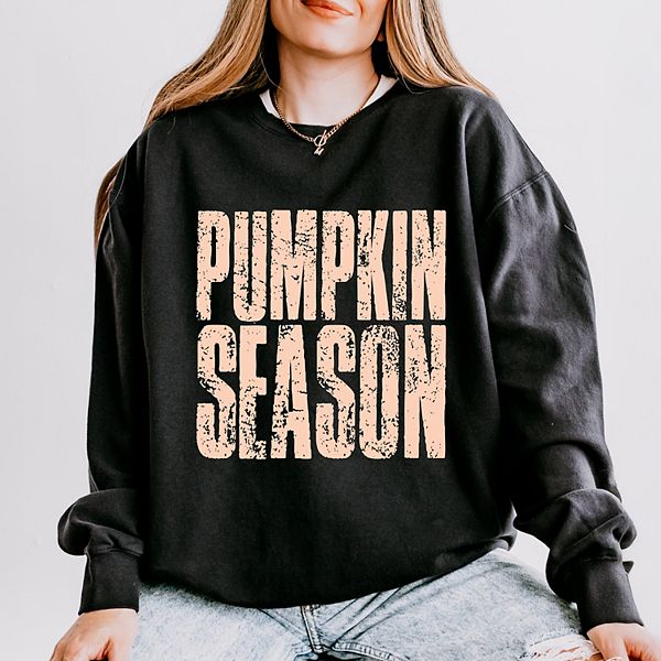 Свитшот женский легкий, окрашенный в массе, с эффектом потертости Pumpkin season stacked distressed Simply Sage Market, Black
Свитшот женский легкий, окрашенный в массе, с эффектом потертости Pumpkin season stacked distressed Simply Sage Market, Black