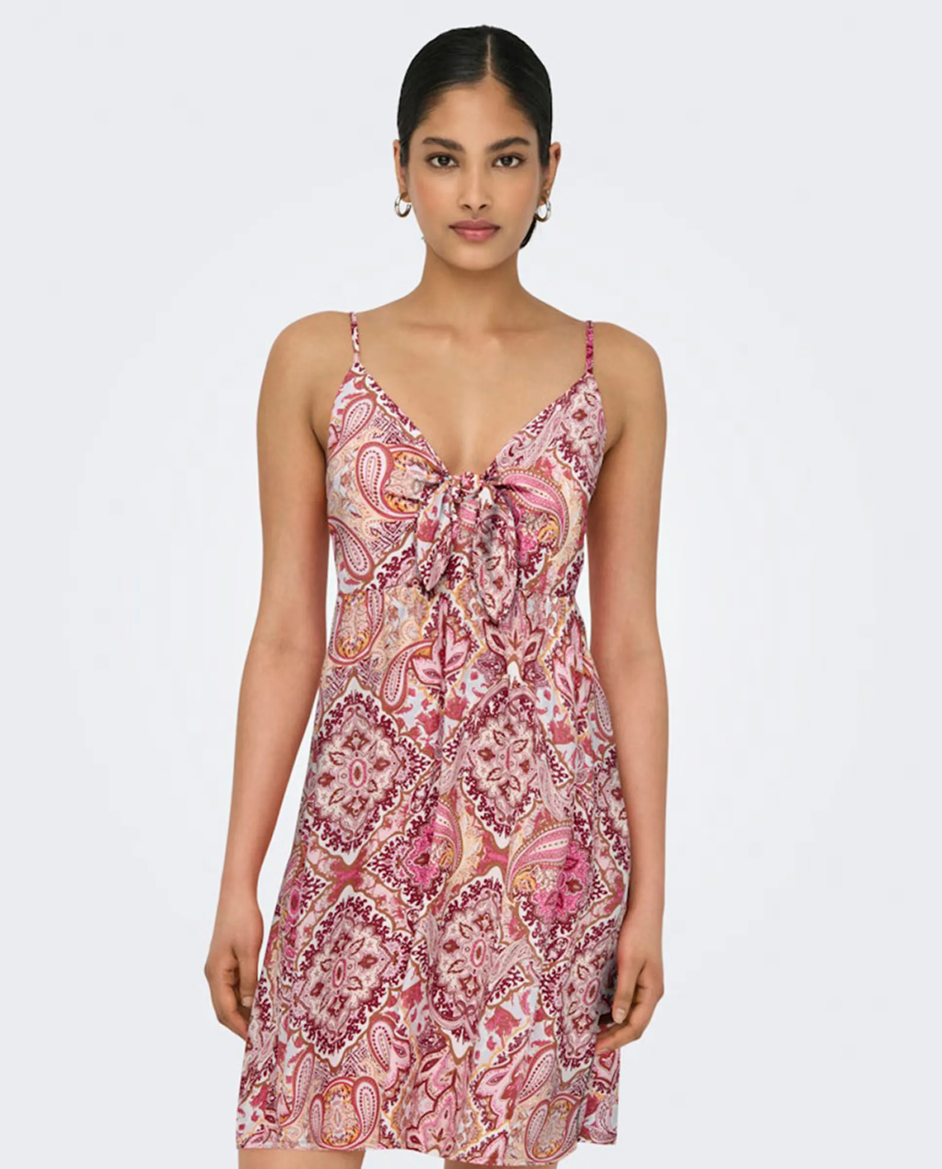 Короткое платье на бретелях Only, розовый
Короткое платье на бретелях Only, розовый