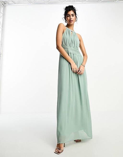 Зеленое платье макси с воротником-халтер Vila Bridesmaid, Зеленый, Зеленое платье макси с воротником-халтер Vila Bridesmaid
Зеленое платье макси с воротником-халтер Vila Bridesmaid, Зеленый, Зеленое платье макси с воротником-халтер Vila Bridesmaid