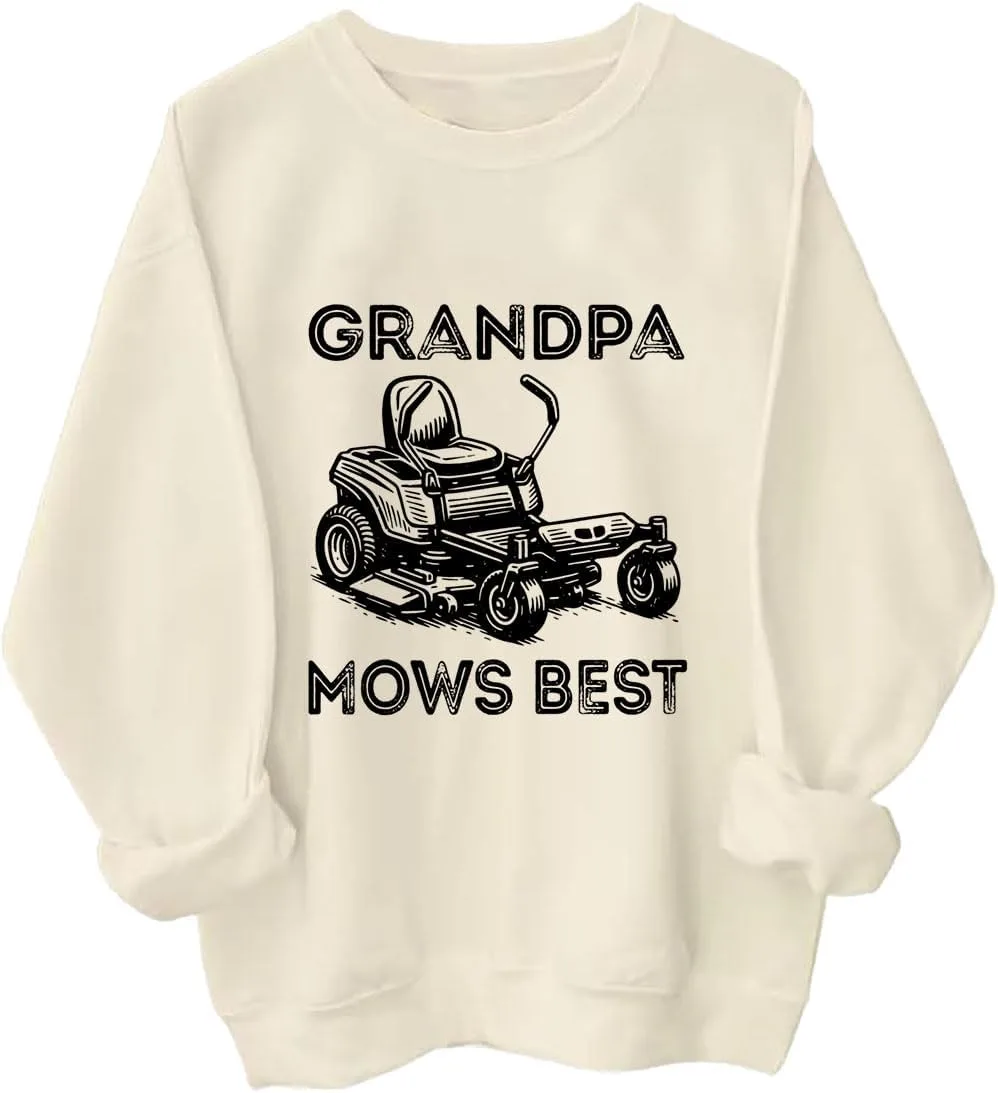 Толстовка с принтом "Grandpa Mows Best" Czbic
Толстовка с принтом "Grandpa Mows Best" Czbic