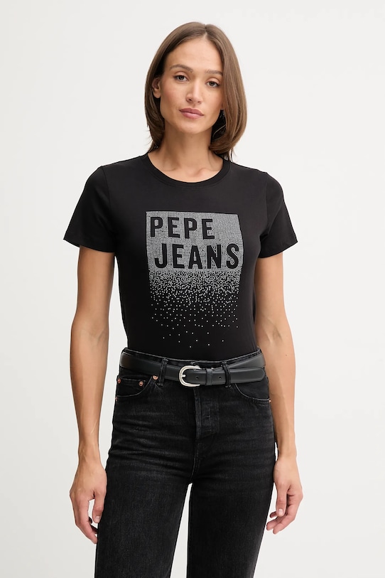 Хлопковая футболка Pepe Jeans, черный
Хлопковая футболка Pepe Jeans, черный
