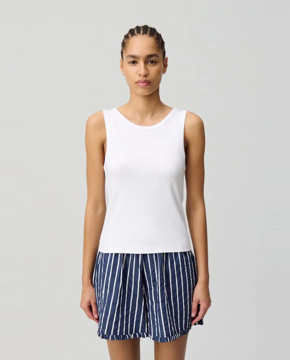 Женский топ без рукавов из хлопка Claudie Pierlot, белый 
Женский топ без рукавов из хлопка Claudie Pierlot, белый