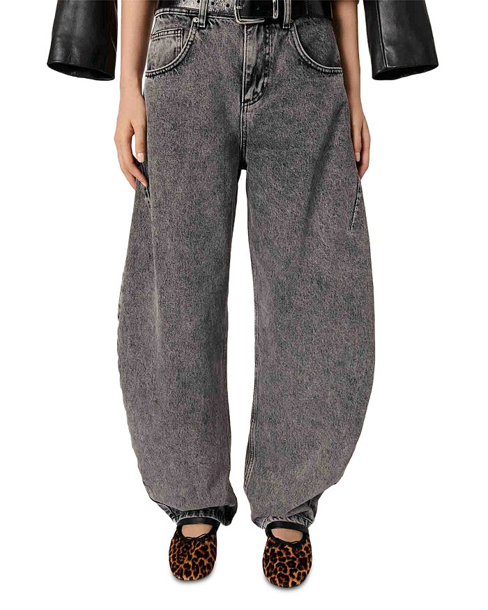 Джинсы Balloon Leg с высокой талией серого цвета Maje, серый
Джинсы Balloon Leg с высокой талией серого цвета Maje, серый