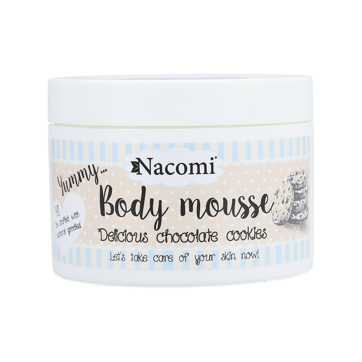 Nacomi, Body Mousse, Мусс для тела «Шоколадное печенье», 180 мл
Nacomi, Body Mousse, Мусс для тела «Шоколадное печенье», 180 мл