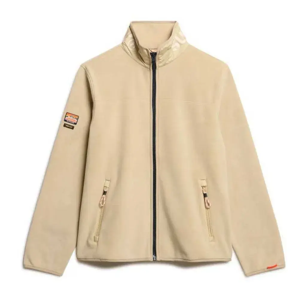 Толстовка Superdry Active Fleece full zip, бежевый
Толстовка Superdry Active Fleece full zip, бежевый
