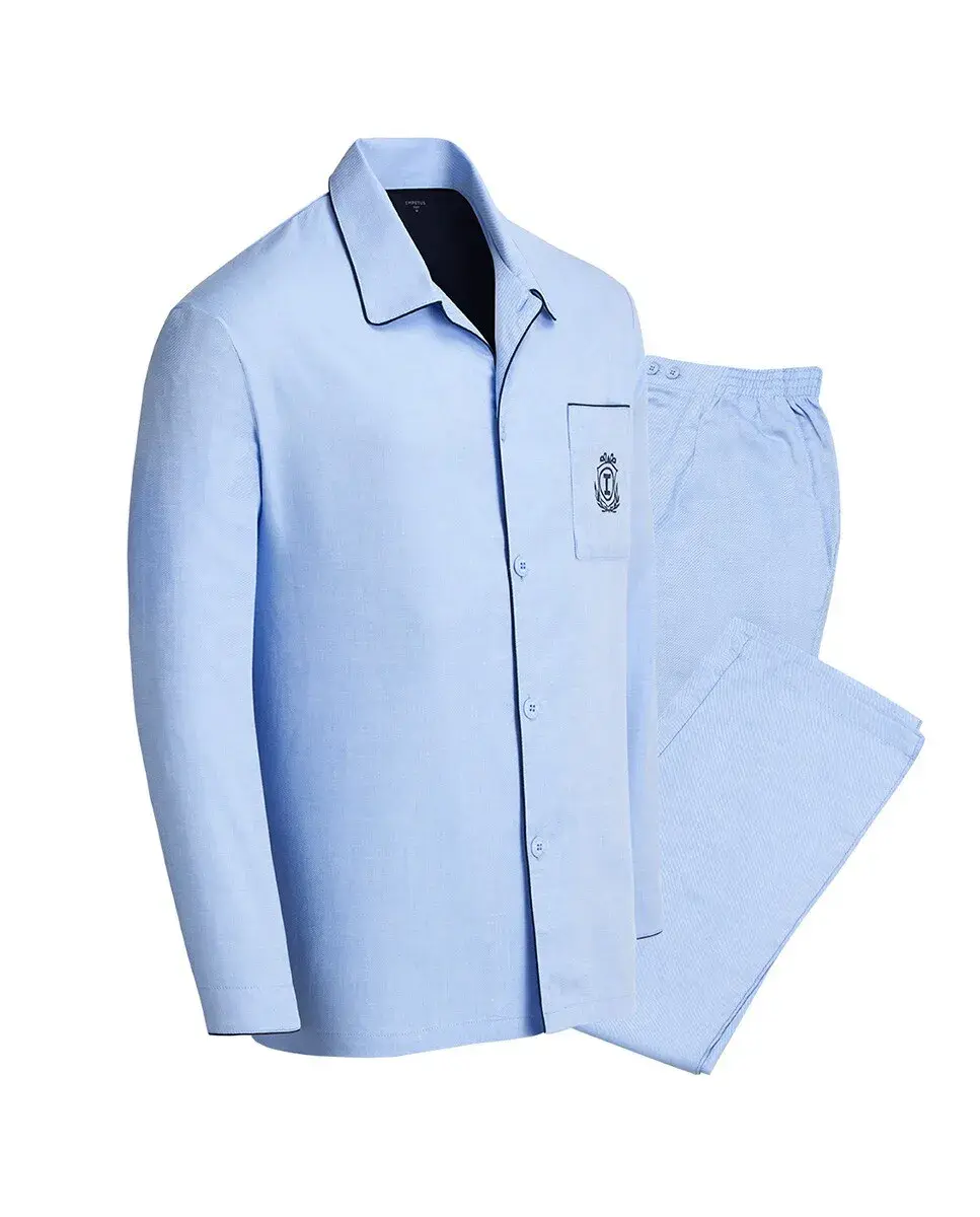 Мужские пижамы из хлопчатобумажной ткани Impetus, светло-голубой
Мужские пижамы из хлопчатобумажной ткани Impetus, светло-голубой