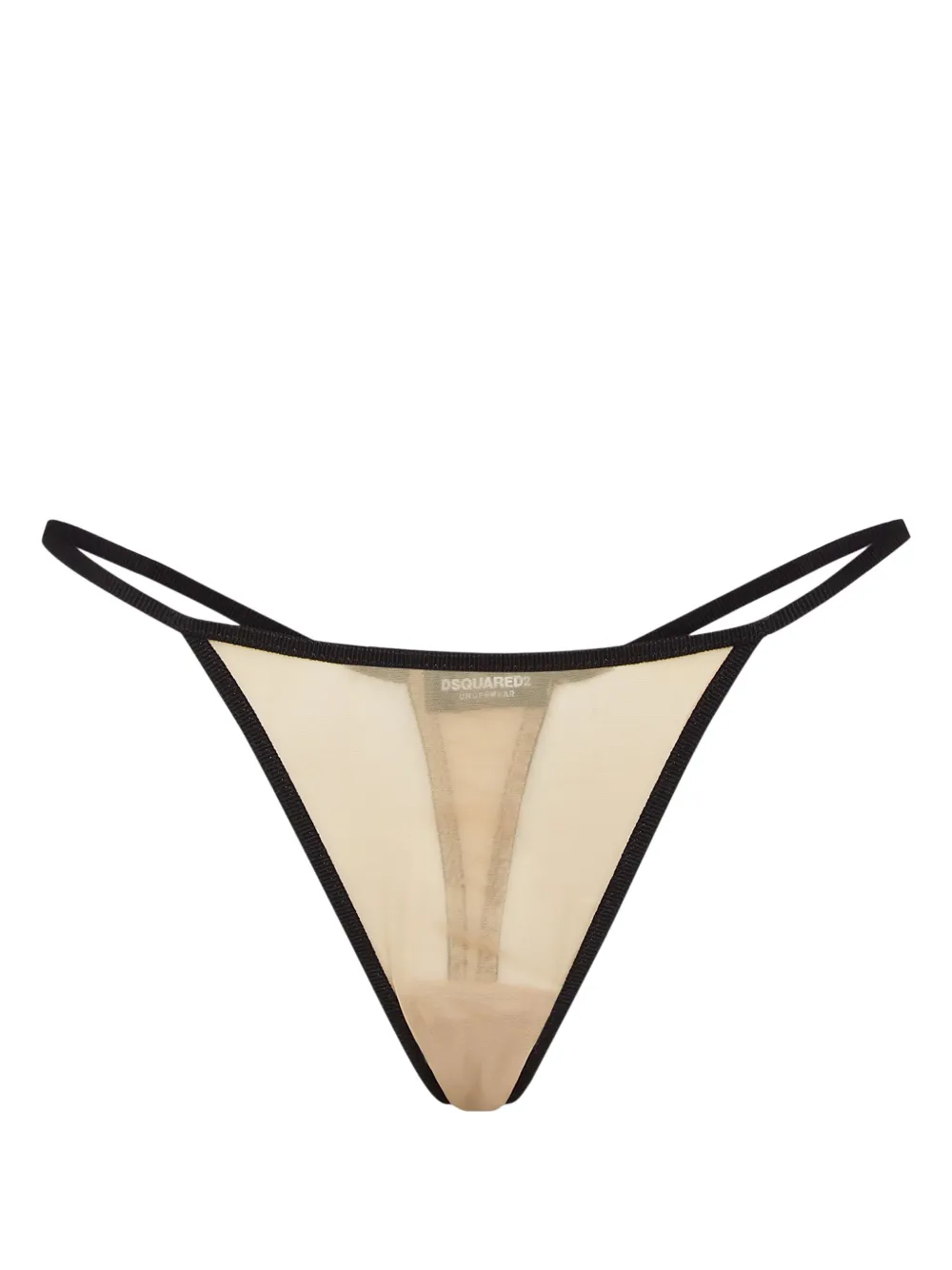 Полупрозрачные стринги Dsquared2, нейтральный
Полупрозрачные стринги Dsquared2, нейтральный