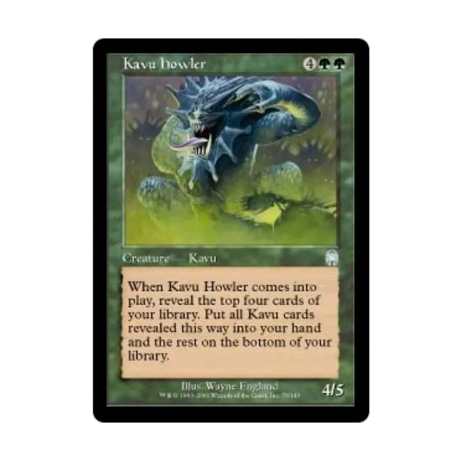 CCG Каву Хоулер (U) (Рольга), MTG - Apocalypse
CCG Каву Хоулер (U) (Рольга), MTG - Apocalypse