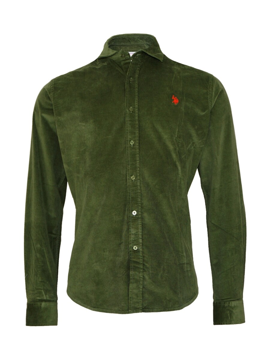 Рубашка Slim Fit на пуговицах U.S. POLO ASSN., оливковый
Рубашка Slim Fit на пуговицах U.S. POLO ASSN., оливковый