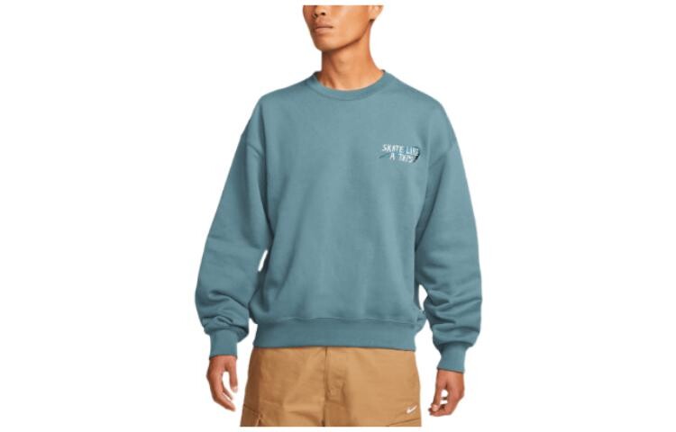 Толстовка с круглым вырезом SB Skate Like A Girl Nike, синий 
Толстовка с круглым вырезом SB Skate Like A Girl Nike, синий
