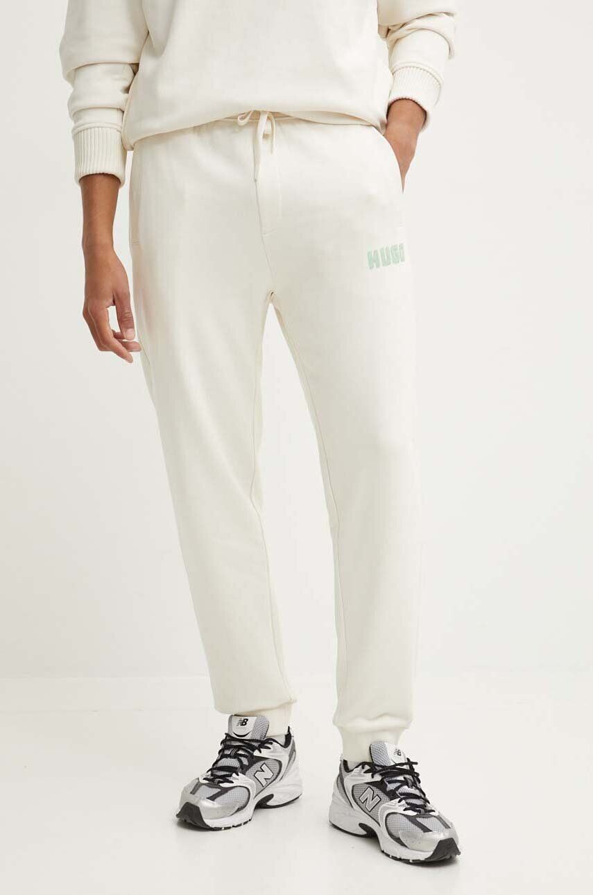 Хлопковые спортивные брюки HUGO, бежевый
Хлопковые спортивные брюки HUGO, бежевый