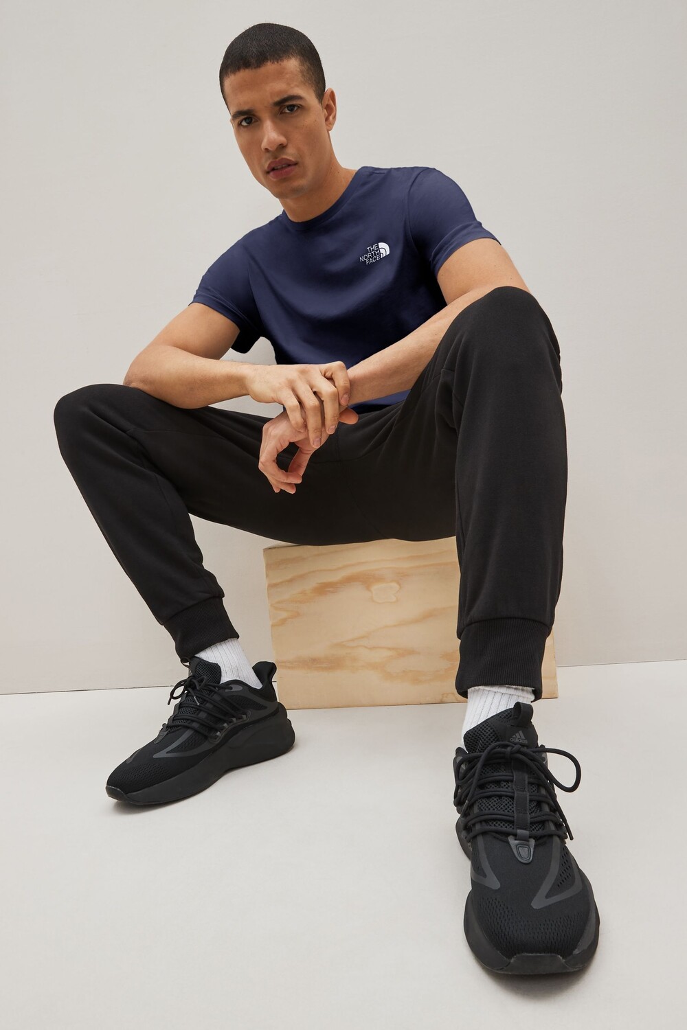 Мужская простая футболка с коротким рукавом и куполом The North Face, синий
Мужская простая футболка с коротким рукавом и куполом The North Face, синий