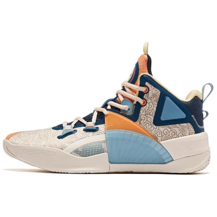 QIAODAN Баскетбольные кроссовки Zhanji 5 мужские высокие, желтые, синие, белые
QIAODAN Баскетбольные кроссовки Zhanji 5 мужские высокие, желтые, синие, белые