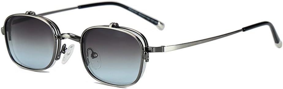 Откидные солнцезащитные очки в стиле ретро для женщин, небольшие поляризованные солнцезащитные очки для мужчин с защитой от УФ-излучения UV400, аксессуары, металлическая оправа generic, Gray Blue Lens
Откидные солнцезащитные очки в стиле ретро для женщин, небольшие поляризованные солнцезащитные очки для мужчин с защитой от УФ-излучения UV400, аксессуары, металлическая оправа generic, Gray Blue Lens